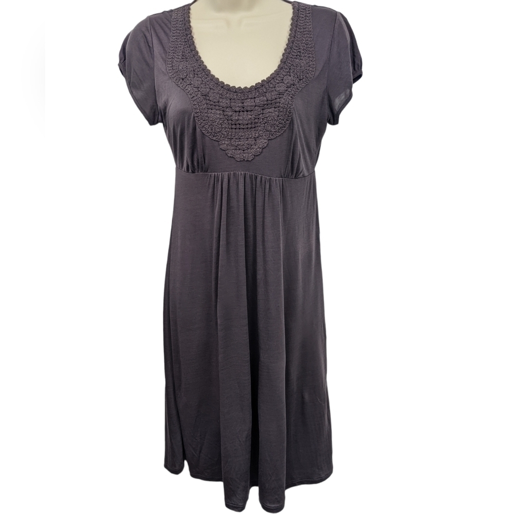 Boden Crochet Bodice Scoop Neck Dress Sz 4R